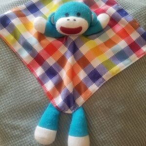 Baby Starters security blanket plush sock monkey